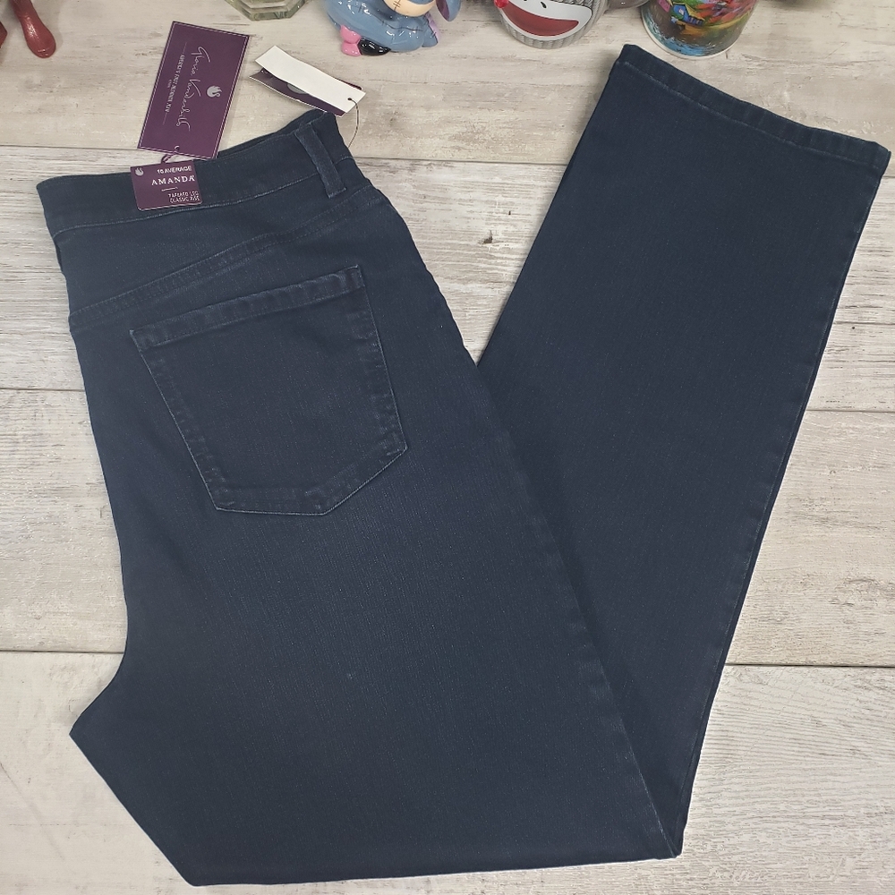 Gloria Vanderbilt Amanda Tapered Leg Classic Rise Denim Jeans Women’s 16 Average
